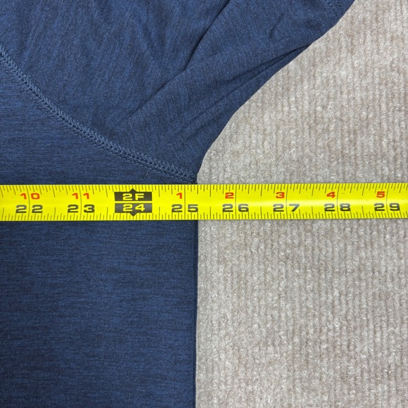 J. Crew Performance Navy Blue Henley Short Sleeve Shirt Men's Size XXL EUC - Picture 5 of 6